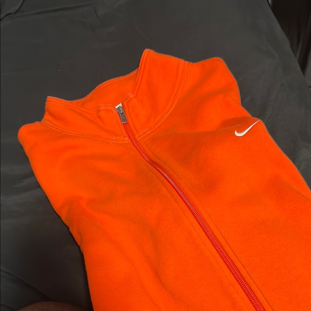 Nike Vibrant Orange Jacket with Zip